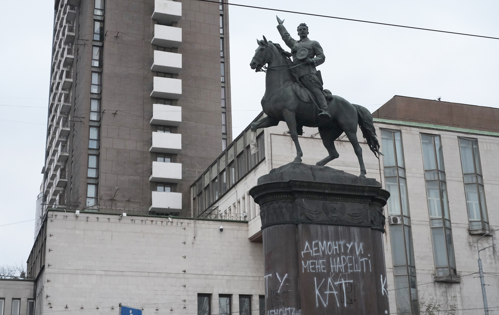 Ткаченко про пам'ятник Щорсу у Києві: Коня пропонують залишити